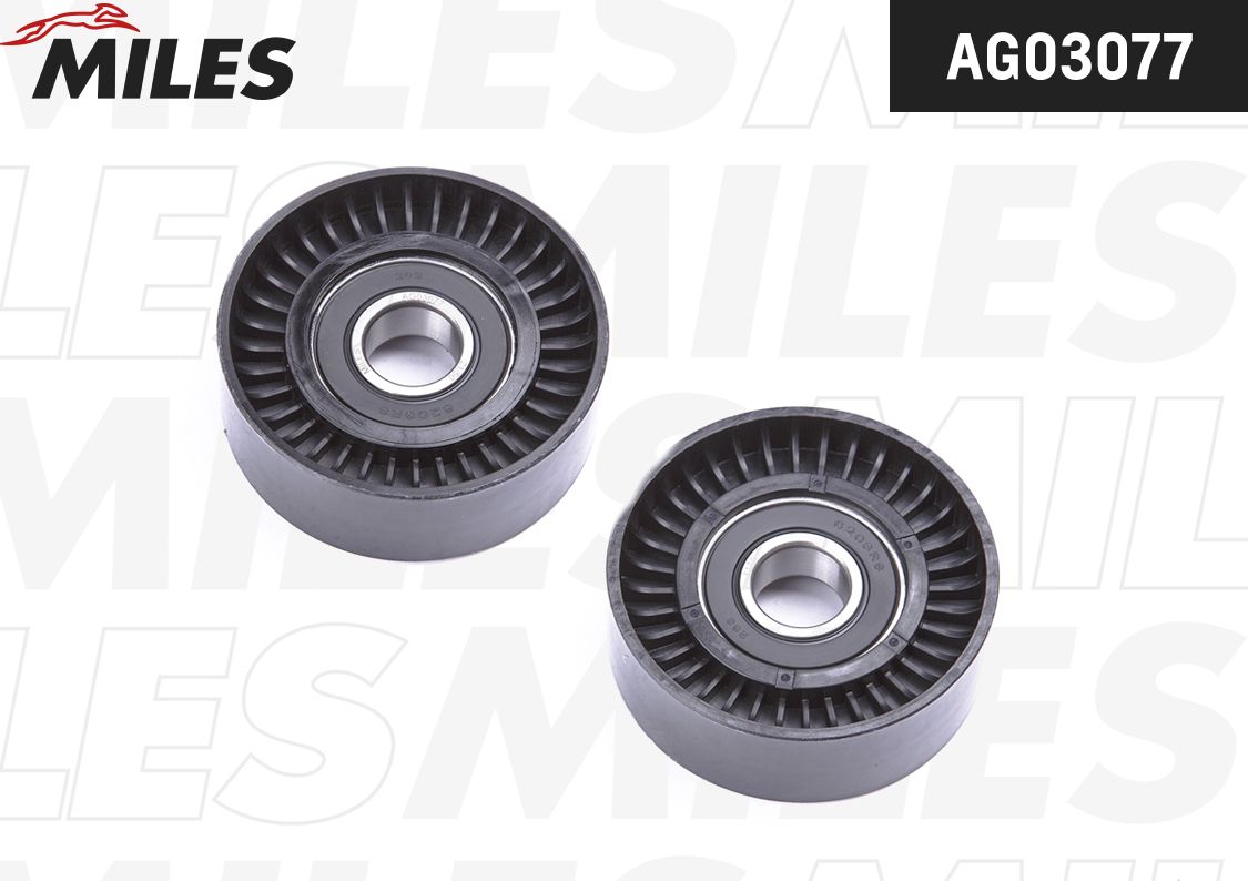 Натяжной ролик (натяжитель) приводного ремня Miles. Артикул AG03077