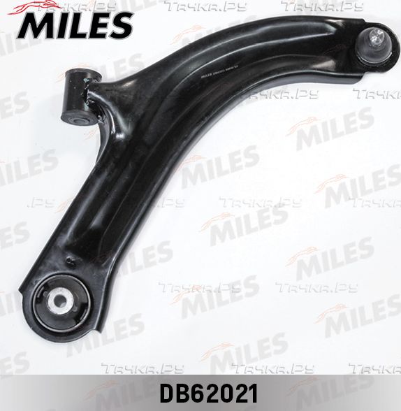 Поперечный рычаг передней подвески Miles правый нижний для Nissan Micra V 2005-2026. Артикул DB62021