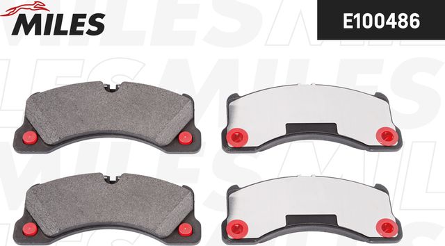 Тормозные колодки Miles (Semi-Metallic). Артикул E100486
