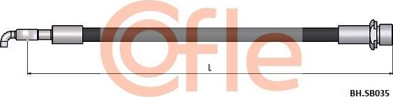 Тормозной шланг Cofle. Артикул 92.BH.SB035
