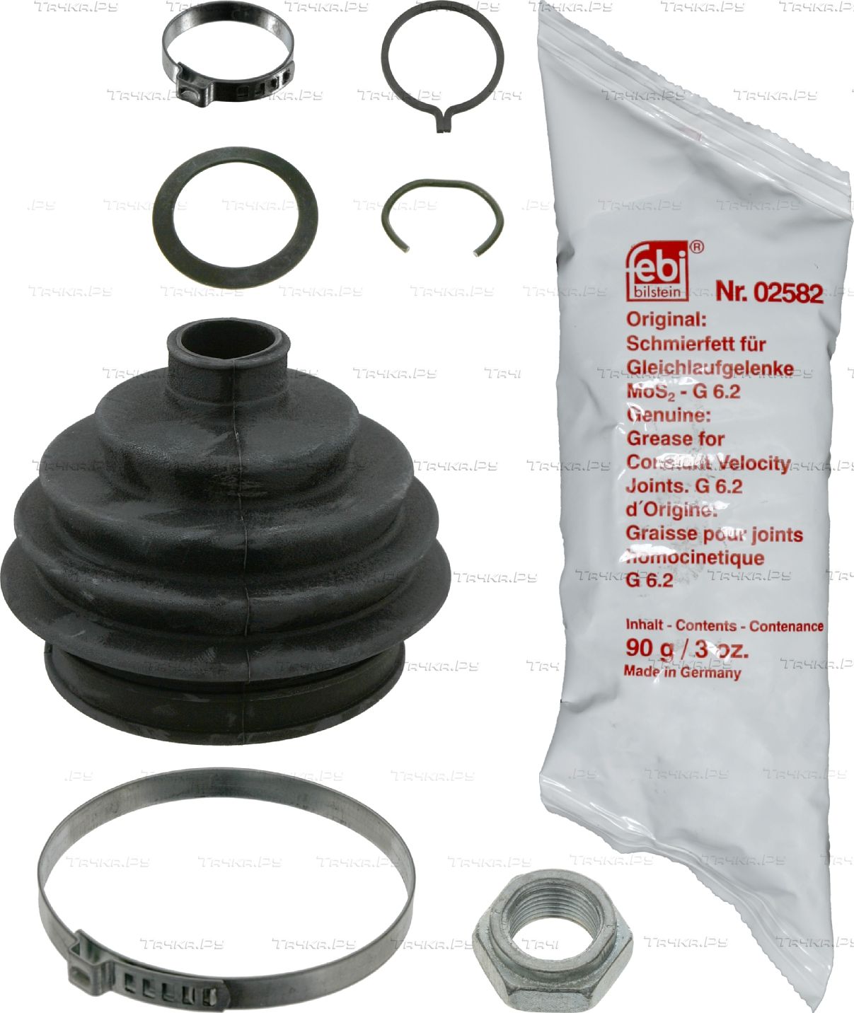 Пыльник шруса (комплект) Febi Bilstein передний для Audi 50 1974-1978. Артикул 08299