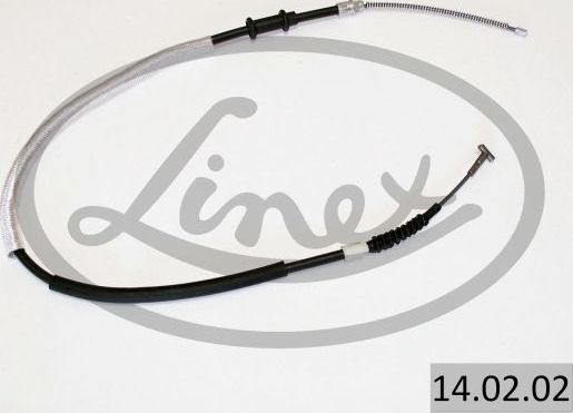 Трос ручника (тросик ручного тормоза) Linex. Артикул 14.02.02