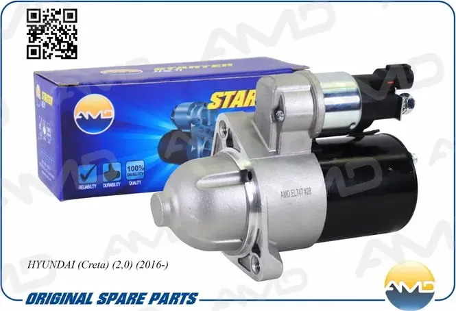 Стартер Hyundai Creta 2.0 (AMD) AMD. Артикул AMDEL747