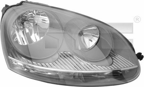 Фара передняя основная TYC левая для Volkswagen Jetta V 2004-2010. Артикул 20-0318-05-2