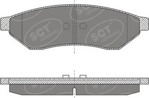Тормозные колодки SCT-Germany. Артикул SP 645 PR