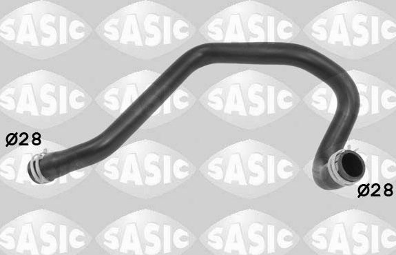 Патрубок радиатора (системы охлаждения) Sasic. Артикул 3400245