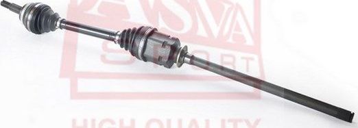 Полуось (привод в сборе, приводной вал) Asva. Артикул TY-R4P