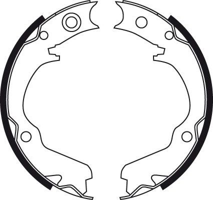 Тормозные колодки (стояночная тормозная система) TRW. Артикул GS8725