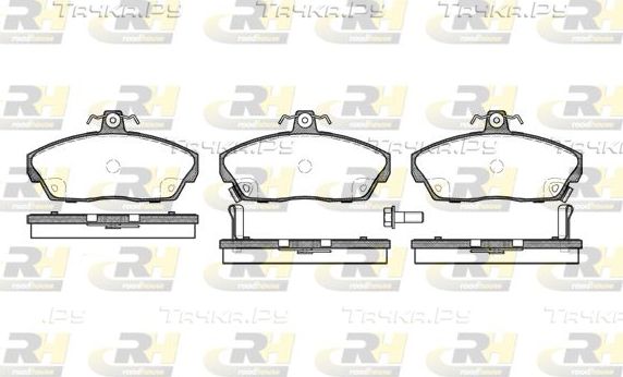 Тормозные колодки RoadHouse передние для Rover 400 II (HH-R) 1995-2000. Артикул 2337.02