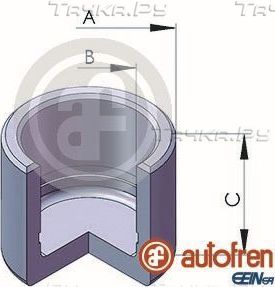 Поршень тормозного суппорта Autofren Seinsa (сталь). Артикул D025651