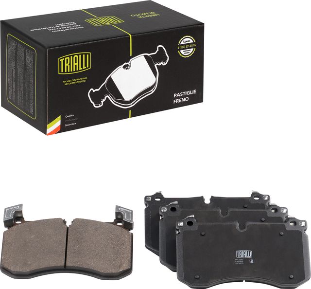 Тормозные колодки Trialli (Low-Metallic). Артикул PF 2252