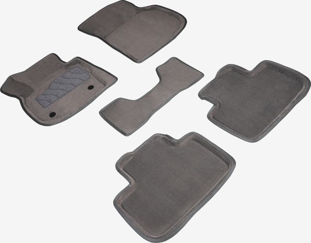 Коврики Seintex 3D ворсовые для салона BMW X3 G01 2017-2026 СЕРЫЕ. Артикул 92731