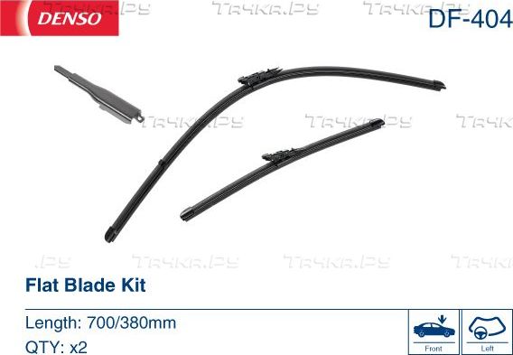 Щетки стеклоочистителя (дворники) Denso для Ford Tourneo Courier I 2014-2026. Артикул DF-404