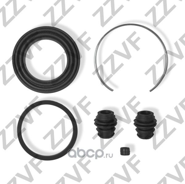 РЕМКОМПЛЕКТ СУППОРТА ТОРМОЗНОГО ПЕРЕДНЕГО MITSUBISHI GALANT DJ1A(06-10) (Zzvf). Артикул ZVCER124