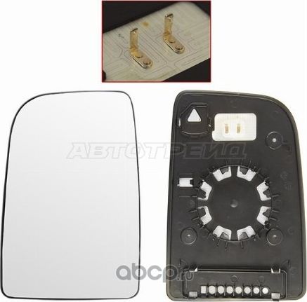 AT_Полотно зеркала MERCEDES SPRINTER 05- LH большое (SAT). Артикул STMDS2940G2