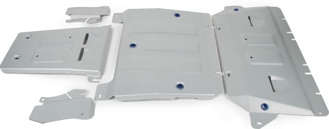 Защита алюминиевая Rival для картера, КПП и РК Audi A8 D5 2017-2026. Артикул k333.0345.1