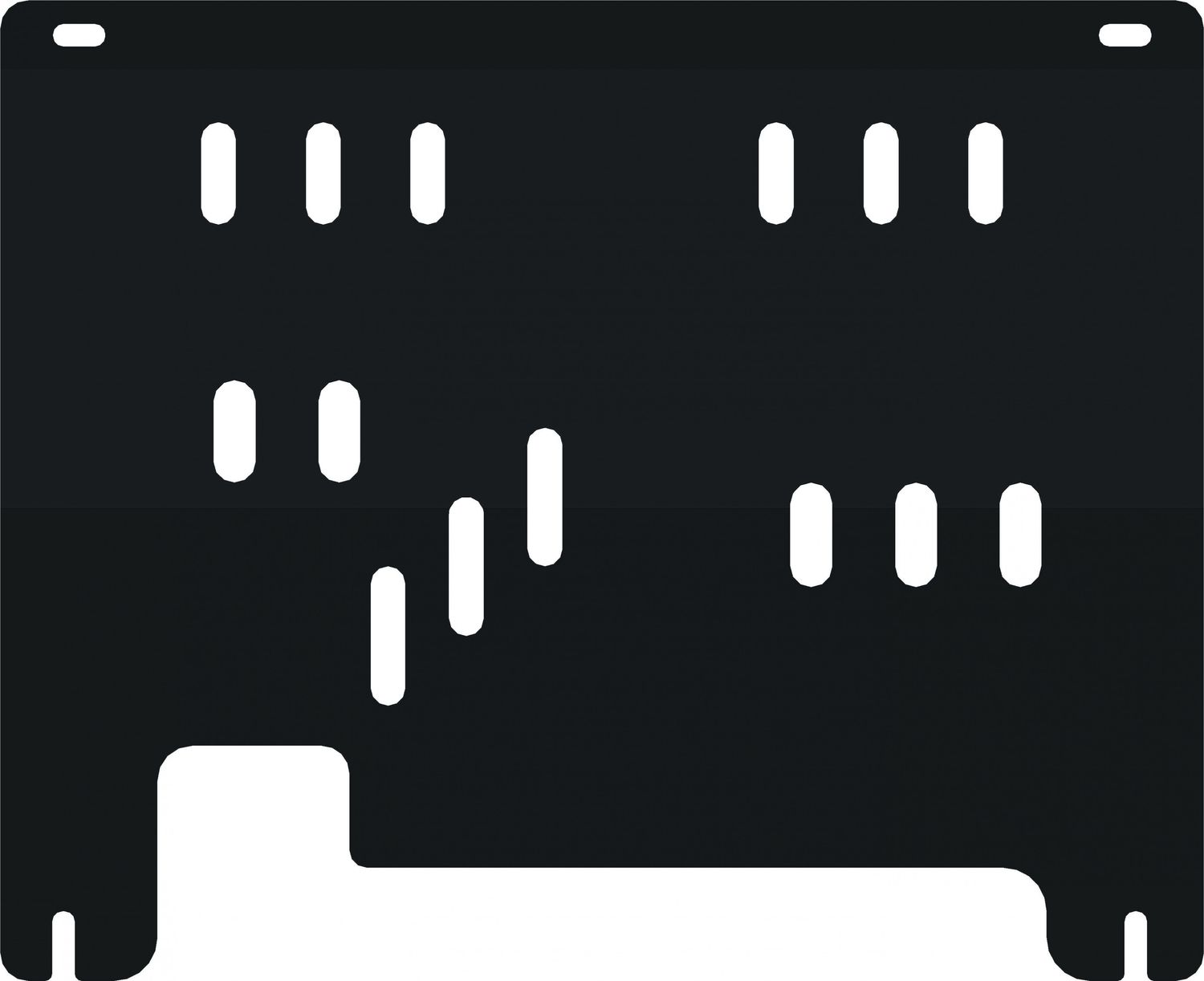 Защита Alfeco для картера и КПП Opel Corsa D 2006-2014. Артикул ALF.16.03