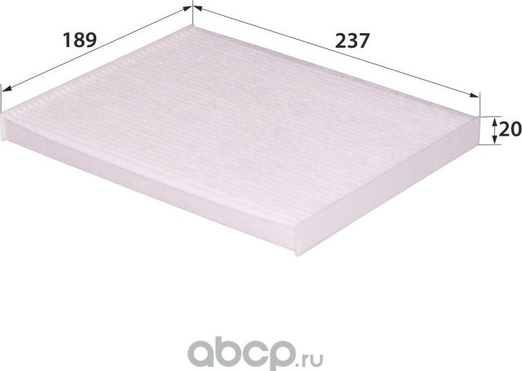 AC-003 97133-2E260 (фильтр салонный) (RB-Exide). Артикул AC003