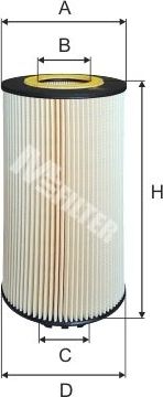 Масляный фильтр MFilter. Артикул TE 610