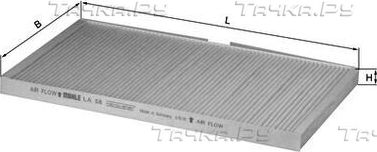 Салонный фильтр Mahle-Knecht для Audi A6 I (C4) 1994-1997. Артикул LA 58