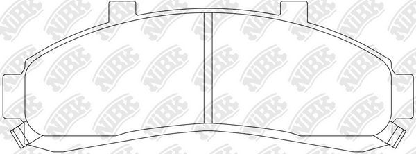 Тормозные колодки NiBK передние для Ford Explorer I 1993-1994. Артикул PN0179