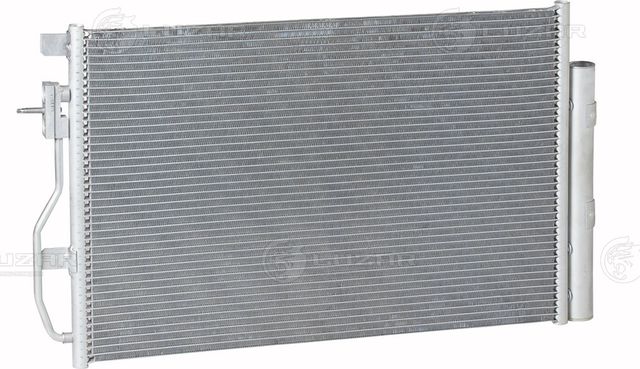 Радиатор кондиционера (конденсатор) Luzar для Chevrolet Aveo II 2011-2015. Артикул LRAC 0595