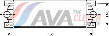Интеркулер AVA для Renault Mascott 1999-2004. Артикул RTA4329