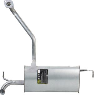 Глушитель (задняя часть) Trialli (алюминий / сталь) для Hyundai Creta I 2016-2025. Артикул EMM 0356