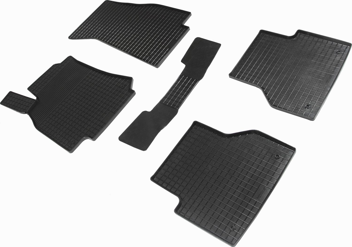 Коврики резиновые Seintex с узором сетка для салона Audi A7 (C8) 5 дв. 2018-2026. Артикул 90005