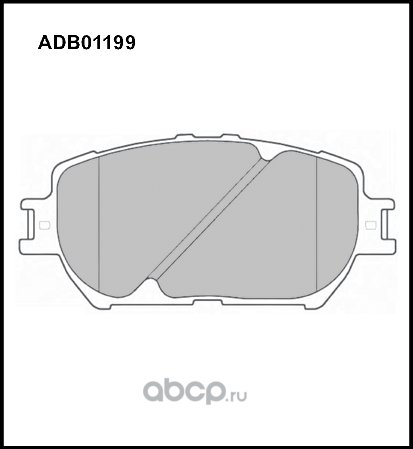 Дисковые томозные колодки Heavy Duty (Allied Nippon). Артикул ADB01199HD