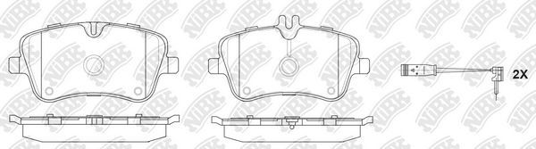 Тормозные колодки NiBK. Артикул PN0199W