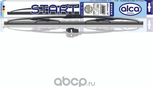Щётка стеклоочистителя 450 мм (18) каркасная START ALCA 115180 Alca. Артикул 115180