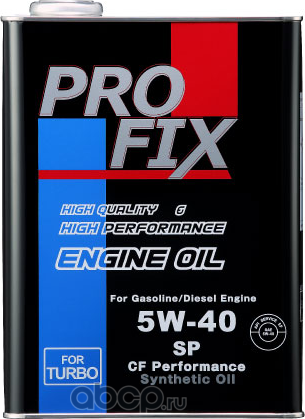 SP5W40C МАСЛО МОТОРНОЕ SP/GF-6A(SN АНАЛОГ), SYNTHETIC OIL 4L (Profix). Артикул SP5W40C