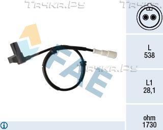 Датчик ABS FAE передний для Renault Kangoo I 1997-2009. Артикул 78415