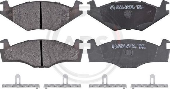 Тормозные колодки ABS передние для SEAT Ibiza II 1996-2002. Артикул 36853