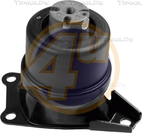 Подушка (опора) двигателя 4U передняя правая для Volkswagen Multivan T6 2015-2026. Артикул VV-EM-00371