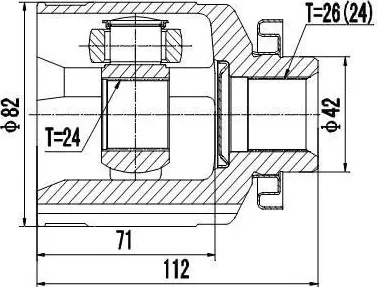 ШРУС (Zikmar). Артикул Z87805R
