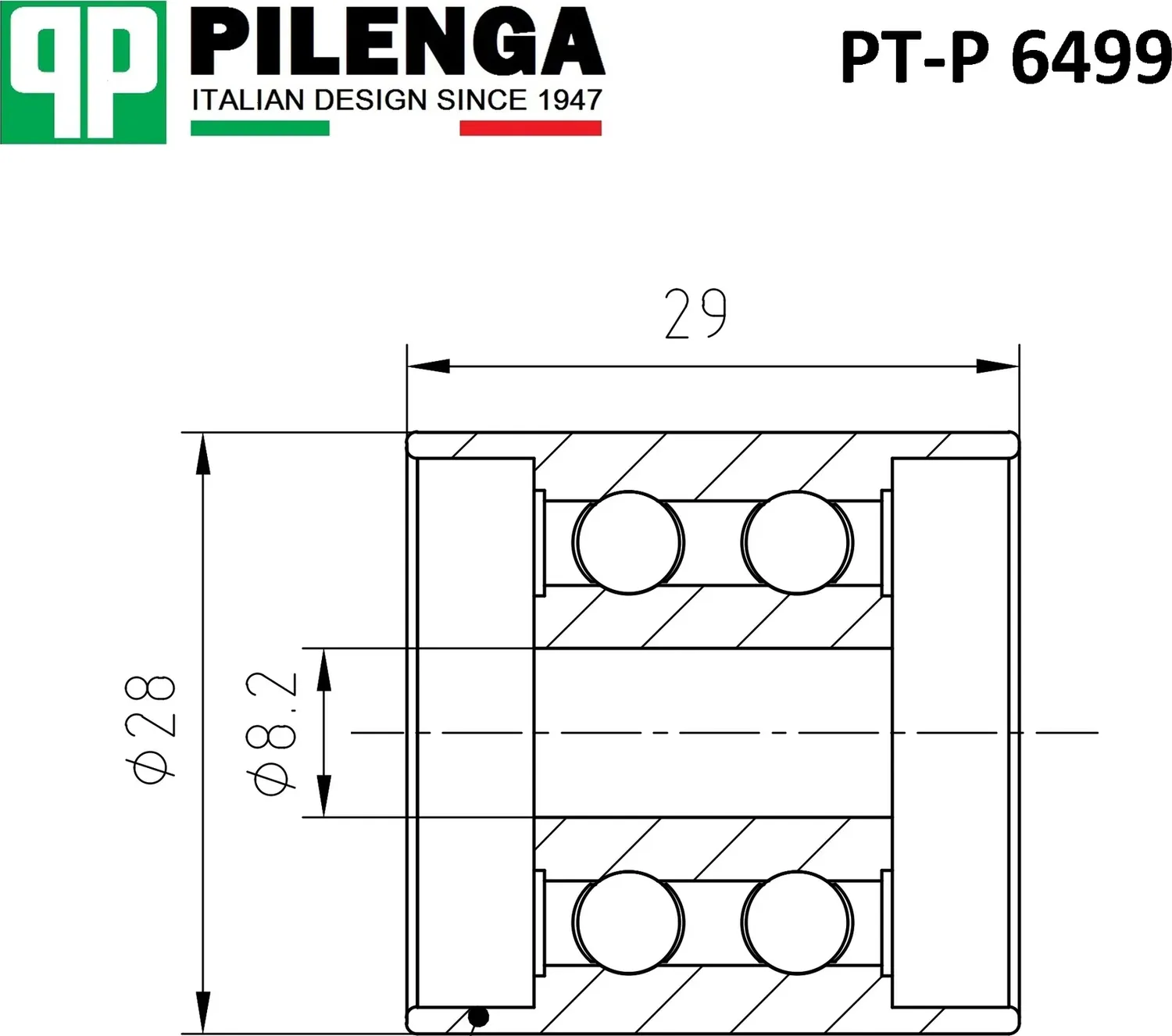 PILENGA Натяжитель ремня приводного ГРМ  VAG FABIA Pilenga. Артикул pt-p6499
