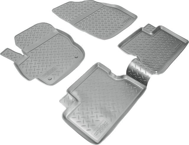 Коврики Норпласт для салона Mazda 3 II 2009-2013 СЕРЫЕ. Артикул NPL-Po-55-06N-G