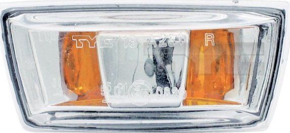 Поворотник (фонарь указателя поворота) TYC передний правый для Opel Insignia I 2008-2017. Артикул 18-0231-11-2