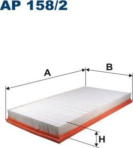 Воздушный фильтр Filtron. Артикул AP 158/2