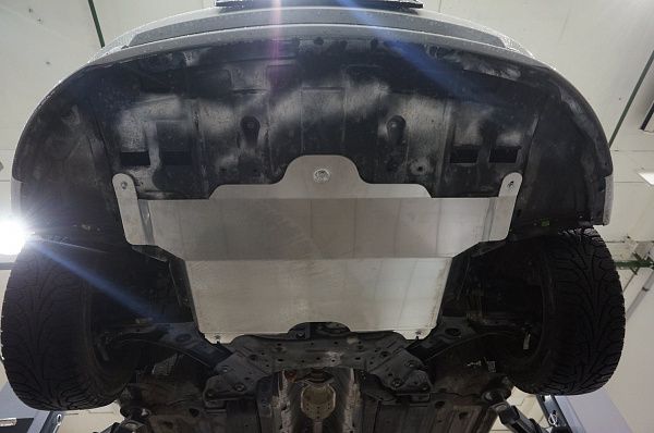 Защита алюминиевая АВС-Дизайн для картера и КПП Hyundai i30 II 2015-2024. Артикул 11.30ABC