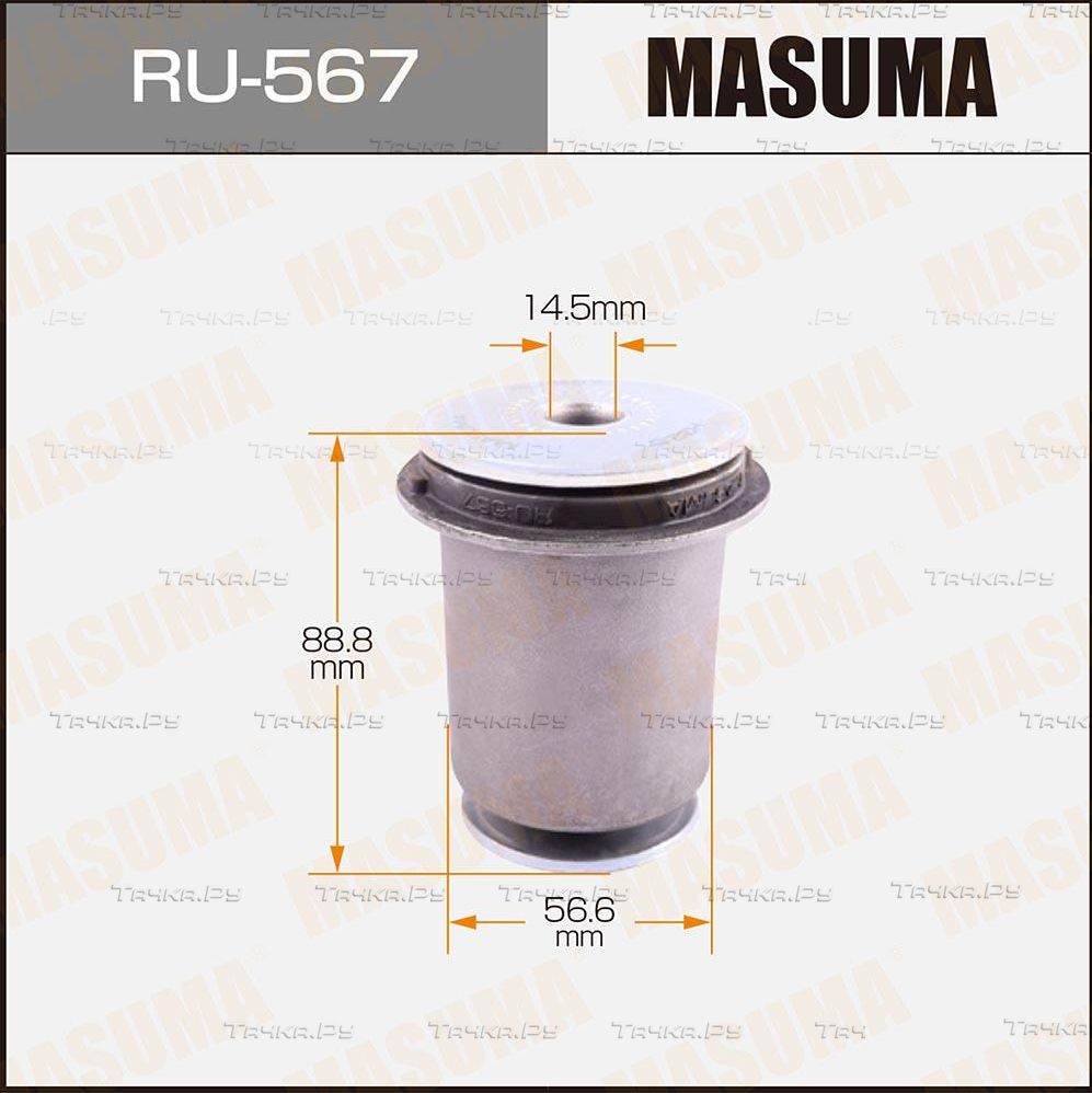 Сайлентблок переднего рычага подвески Masuma правый/левый нижний для Toyota FJ Cruiser 2005-2018. Артикул RU-567