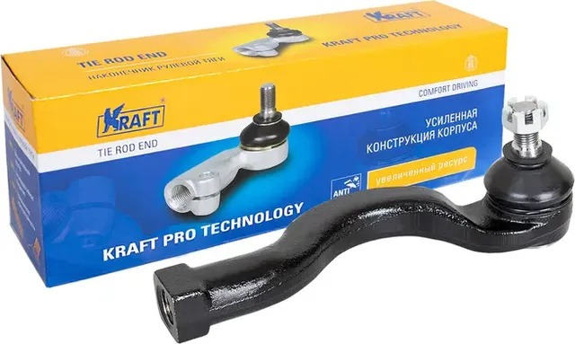 Наконечник рулевой тяги MITSUBISHI PAJERO 01-06 лев. (Kraft). Артикул KT032313