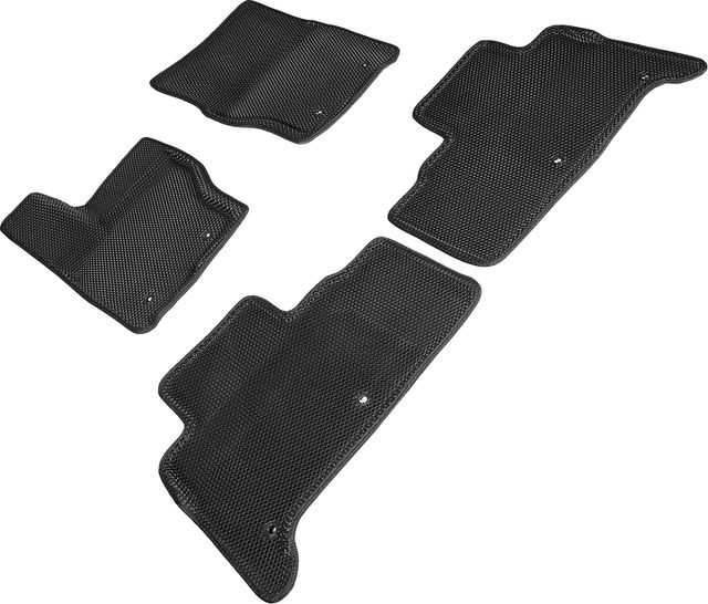 Коврики Seintex 3D EVA Соты для салона Land Rover Discovery V 2017-2026 ЧЕРНЫЕ. Артикул 95411