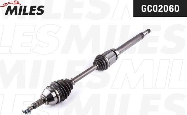 Полуось (привод в сборе, приводной вал) Miles правая для Ford Transit Connect I 2002-2013. Артикул GC02060