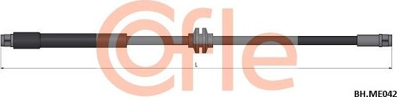 Тормозной шланг Cofle. Артикул 92.BH.ME042