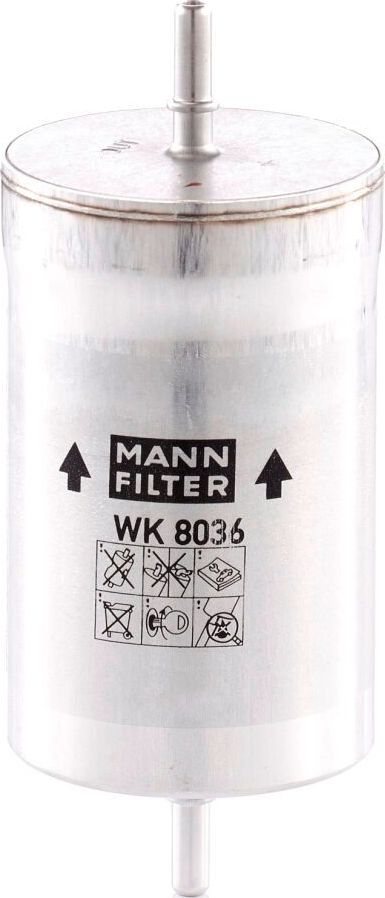 Топливный фильтр Mann-Filter. Артикул WK 8036