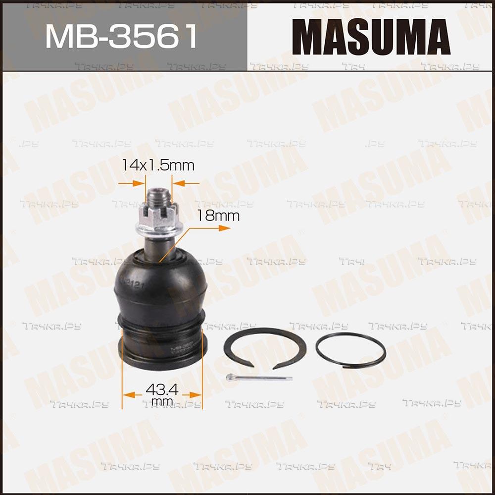 Шаровая опора Masuma передняя передняя правая/левая верхняя для Toyota Sequoia I 2000-2007. Артикул MB-3561