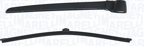 Поводок (рычаг) и щетка стеклоочистителя (дворника) Magneti Marelli. Артикул 000723180339